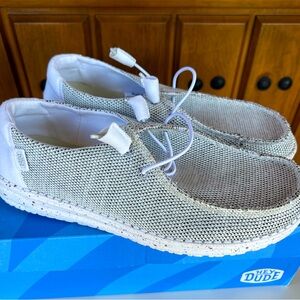 Hey Dude Wendy Sox‎ Slip on Casual Shoes Size 9 Grey